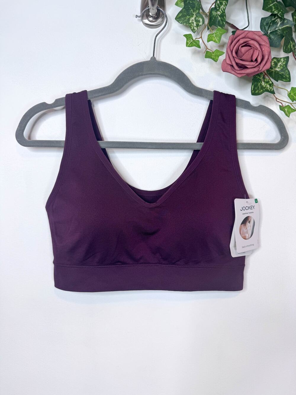 Jockey Seamfree Bralette in Burgundy